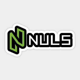 NULS Official "Centered" (White Text) Sticker